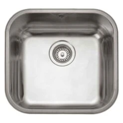 Rangemaster Atlantic Classic Single Bowl Undermount Stainless Steel Sink & Vellamo Revolve Monobloc Mixer Tap -Vado Sale Store ub40 detail2