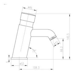 Nuie Commercial Non Concussive Mono Basin Mixer -Vado Sale Store ultra tws009 tech