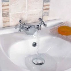 Nuie Viscount Crosshead Mono Basin Mixer With Click-Clack Waste -Vado Sale Store ultra x385 detail1