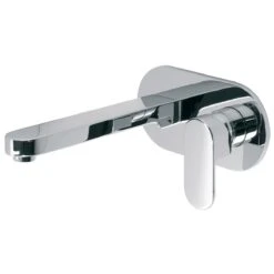 Vado Life Wall Mounted Single Lever Basin Mixer With Backplate