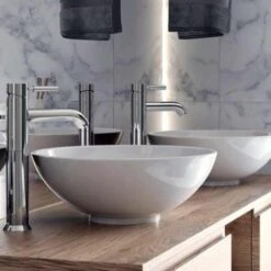 Vado Origins Extended Mono Basin Mixer -Vado Sale Store vado origins single chrome lever extended mono basin mixer hero2 ori 100e sb c p