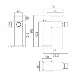 Vado Sale Store -Vado Sale Store vado phase mono bidet tap and waste pho210cp tech