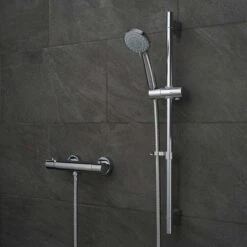 Vado Prima Exposed Thermostatic Shower Valve Package 1 -Vado Sale Store vado prima thermostatic bar valve shower rail kit5B15D 1