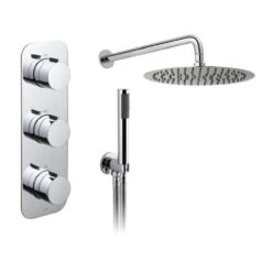 Vado Tablet Altitude Vertical Concealed Thermostatic Shower Valve Package 9 -Vado Sale Store vado tablet altitude 3control concealed shower set