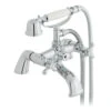 Vado Victoriana Pillar Mounted Bath Shower Mixer With Shower Kit