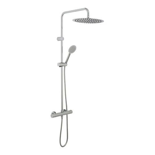 Vado Velo Aquablade Round Thermostatic Shower Valve With Diverter & Rigid Riser Kit 4 Vado Velo Aquablade Round Thermostatic Shower Valve With Diverter & Rigid Riser Kit - Image 2
