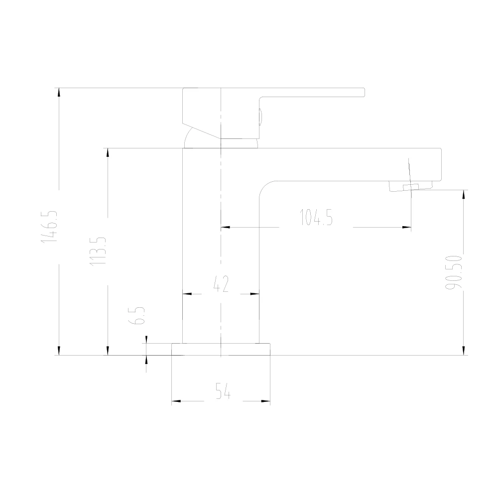 Vellamo Aspire Basin Mixer Tap & Waste 9 Vellamo Aspire Basin Mixer Tap & Waste - Image 7
