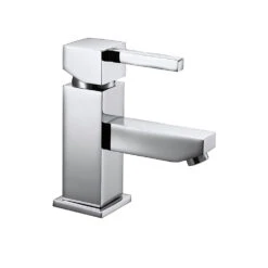 Vellamo Blox Square Basin Mixer Tap & Waste -Vado Sale Store vellamo blox basin mixer tap cutout