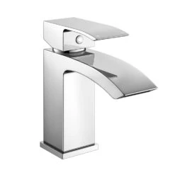 Vellamo City Waterfall Basin Mixer Tap & Waste -Vado Sale Store vellamo city basin mixer tap and waste chrome cutout