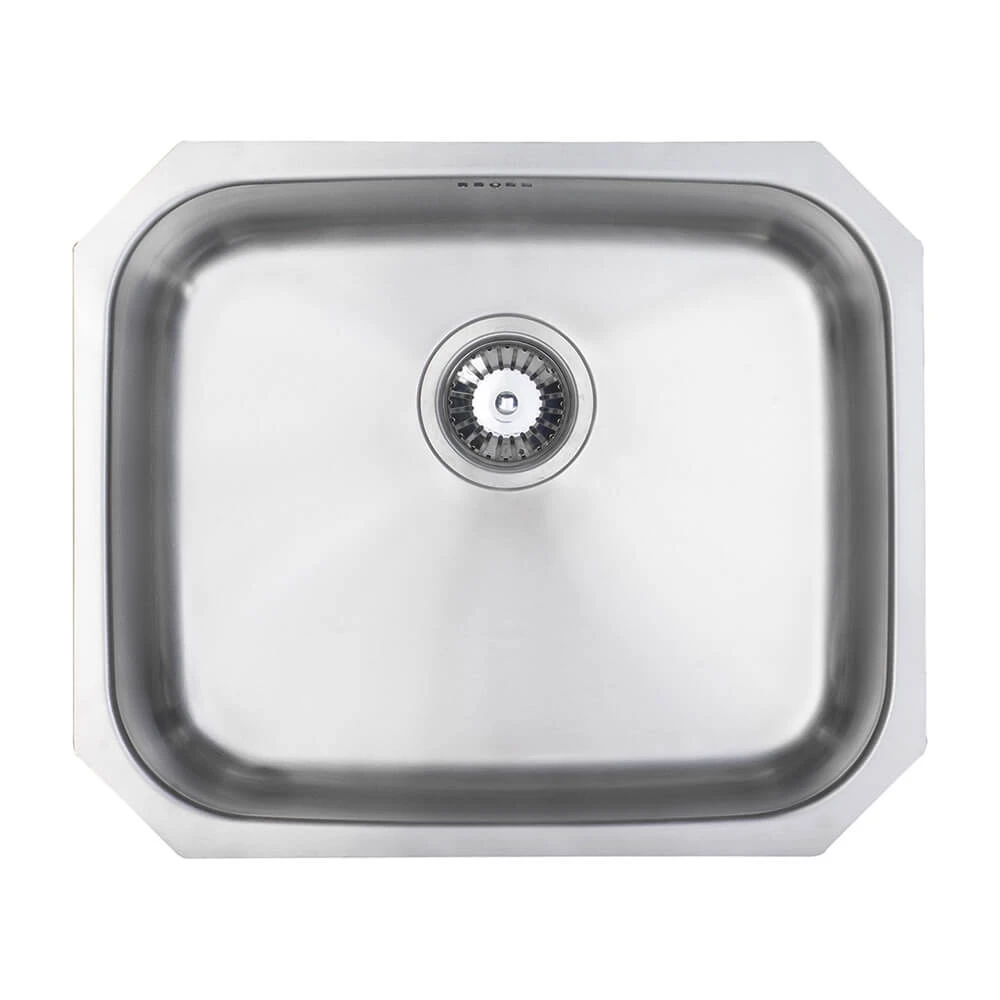 Vellamo Classic Large 1 Bowl Undermount Stainless Steel Kitchen Sink & Waste Kit - 530 X 450mm 4 Vellamo Classic Large 1 Bowl Undermount Stainless Steel Kitchen Sink & Waste Kit - 530 X 450mm - Image 2