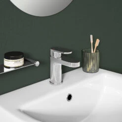 Vellamo Connect Basin Mixer Tap & Waste -Vado Sale Store vellamo connect basin mixer tap lifestyle2