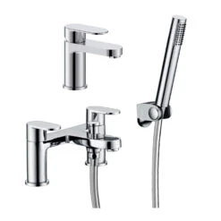 Vellamo Connect Basin Mixer & Bath Shower Mixer Pack