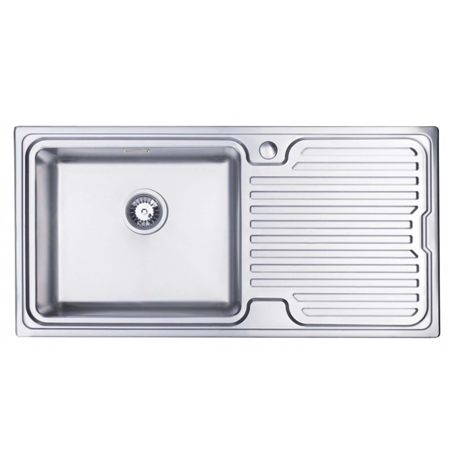 Vellamo Endure Thick-Gauge Left Hand Large Bowl Stainless Steel Sink & Waste Kit - 1000 X 500mm 6 Vellamo Endure Thick-Gauge Left Hand Large Bowl Stainless Steel Sink & Waste Kit - 1000 X 500mm - Image 4