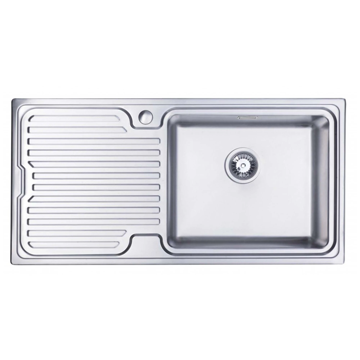 Vellamo Endure Thick-Gauge Left Hand Large Bowl Stainless Steel Sink & Waste Kit - 1000 X 500mm 5 Vellamo Endure Thick-Gauge Left Hand Large Bowl Stainless Steel Sink & Waste Kit - 1000 X 500mm - Image 3