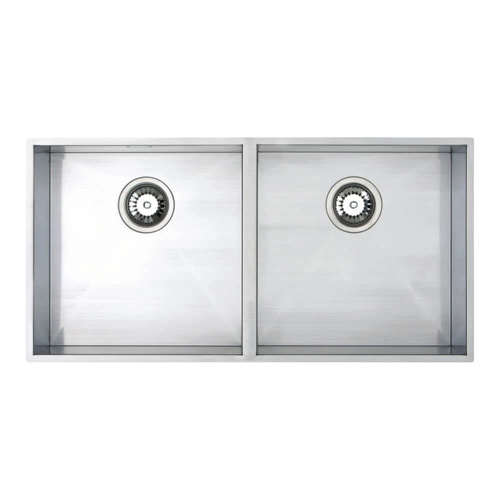 Vellamo Edge 2 Bowl Undermount Stainless Steel Kitchen Sink & Waste Kit - 860 X 430mm 5 Vellamo Edge 2 Bowl Undermount Stainless Steel Kitchen Sink & Waste Kit - 860 X 430mm - Image 3