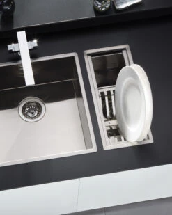 Vellamo Edge Entertainment Accessories Sink - 190 X 430mm -Vado Sale Store vellamo edge etertainment accessory sink lifestyle 2 1