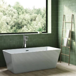 Vellamo Forte Freestanding Bath Shower Mixer With Shower Kit -Vado Sale Store vellamo forte freestanding bath shower mixer with shower kit lifestyle