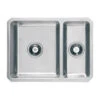 Vellamo Horizon 1.5 Bowl Undermount Stainless Steel Kitchen Sink & Waste Kit With Reversible Half Bowl - 600 X 450mm 1 Vellamo Horizon 1.5 Bowl Undermount Stainless Steel Kitchen Sink & Waste Kit With Reversible Half Bowl - 600 X 450mm -Vado Sale Store vellamo horizon 1 5 bowl reversible undermount cutout update