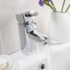 Vellamo Quadro Square Basin Mixer Tap & Waste