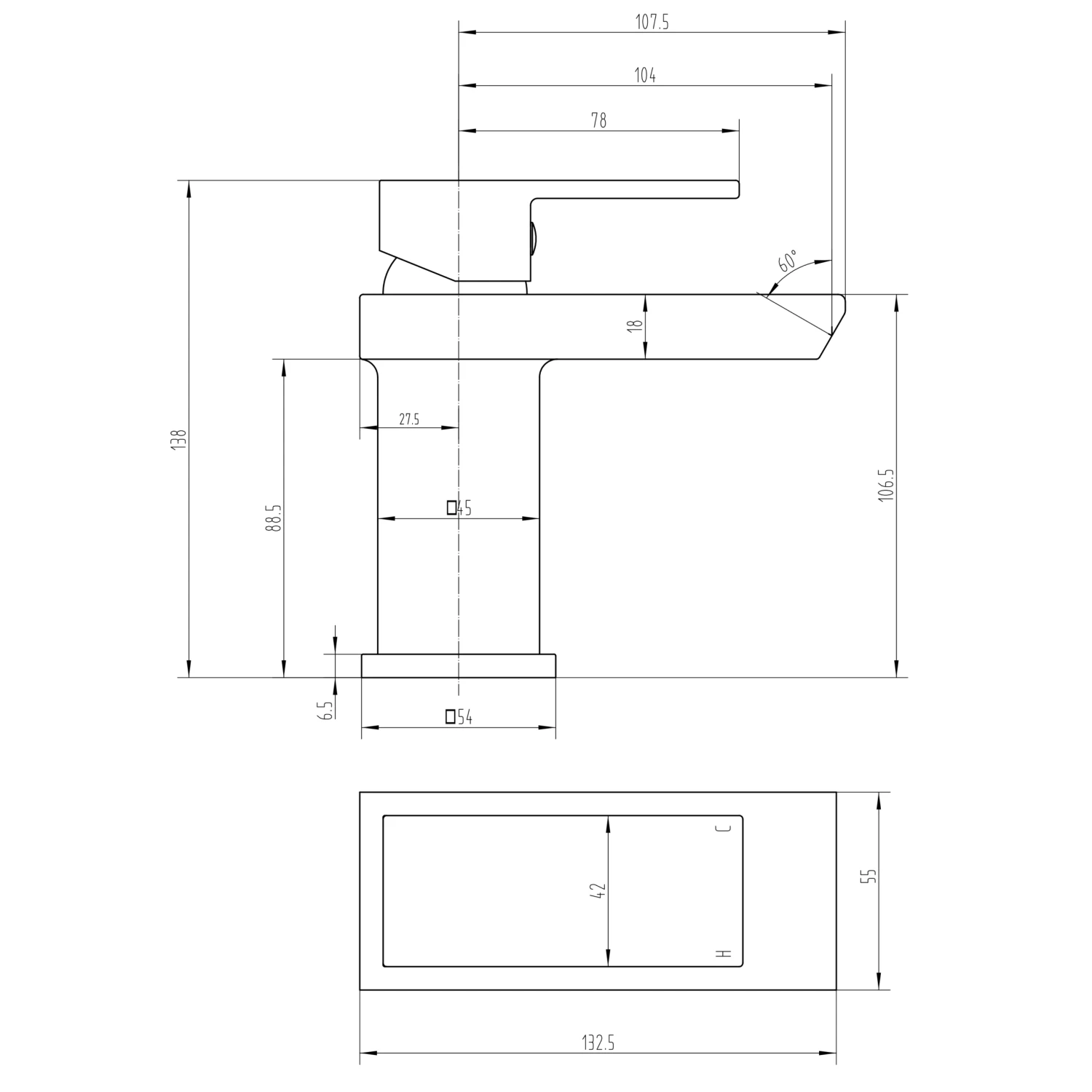 Vellamo Relate Basin Mixer Tap & Waste 7 Vellamo Relate Basin Mixer Tap & Waste - Image 5
