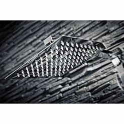 Vellamo Reveal WRAS-Approved Modern Thermostatic Shower Set With Thin Fixed Head -Vado Sale Store vellamo reveal dual shower hero 1