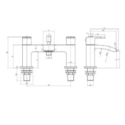 Vellamo Swift Matt Black Bath Shower Mixer & Kit 9 Vellamo Swift Matt Black Bath Shower Mixer & Kit -Vado Sale Store vellamo swift bath shower mixer kit tech