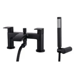 Vellamo Swift Matt Black Bath Shower Mixer & Kit 8 Vellamo Swift Matt Black Bath Shower Mixer & Kit -Vado Sale Store vellamo swift matt black bath sh mixer cutout