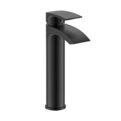 Vellamo Swift Matt Black Tall Basin Mixer Tap -Vado Sale Store vellamo swift matt black tall basin mixer tap