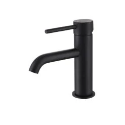 Harbour Clarity Matt Black Basin Mixer Tap & Waste -Vado Sale Store vellamo twist bath mixer tap and waste matt black cutout