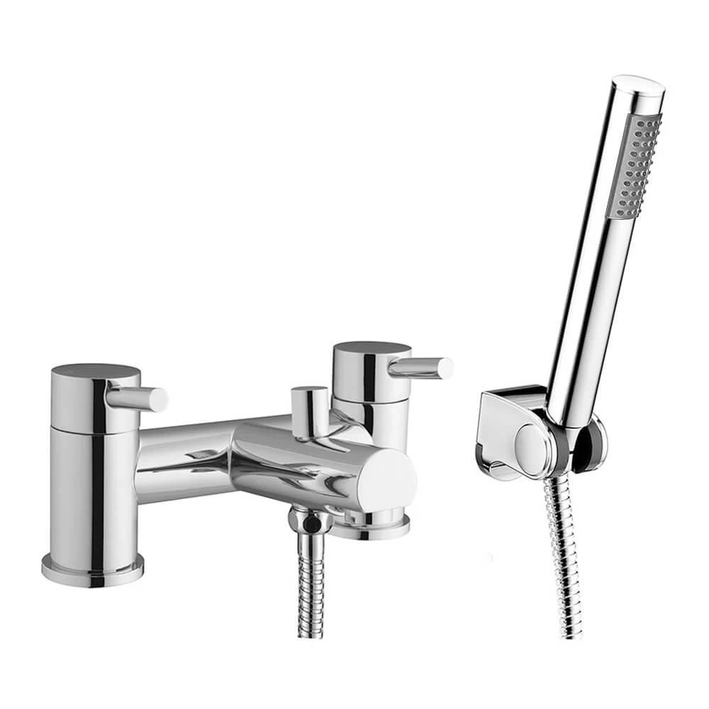 Vellamo Twist Bath Shower Mixer With Shower Attachment 3 Vellamo Twist Bath Shower Mixer With Shower Attachment