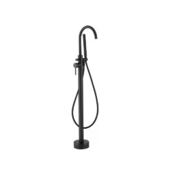 Harbour Clarity Matt Black Floorstanding Bath Shower Mixer & Shower Kit 9 Harbour Clarity Matt Black Floorstanding Bath Shower Mixer & Shower Kit -Vado Sale Store vellamo twist floorstanding bath shower mixer cutout