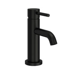 Harbour Clarity Matt Black Mini Basin Mixer Tap & Waste -Vado Sale Store vellamo twist matt bl mini basin tap cutout
