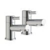 Vellamo Twist Basin Pillar Taps