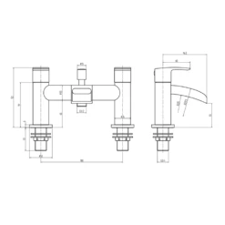 Vellamo Venta Waterfall Bath Shower Mixer With Shower Kit 7 Vellamo Venta Waterfall Bath Shower Mixer With Shower Kit -Vado Sale Store vellamo venta waterfall bath shower mixer tap tech