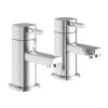 Vellamo Quadro Basin Pillar Taps
