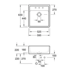 Villeroy & Boch Butler 60 CeramicPlus Single Bowl Belfast Sink With Tap Ledge - 595mm X 630mm 13 Villeroy & Boch Butler 60 CeramicPlus Single Bowl Belfast Sink With Tap Ledge - 595mm X 630mm -Vado Sale Store villeroy boch 632060r1 tech