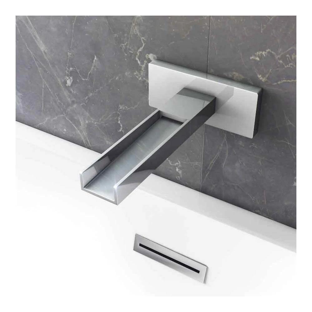 Vellamo Reve Wall Mounted Waterfall Bath Spout 4 Vellamo Reve Wall Mounted Waterfall Bath Spout - Image 2