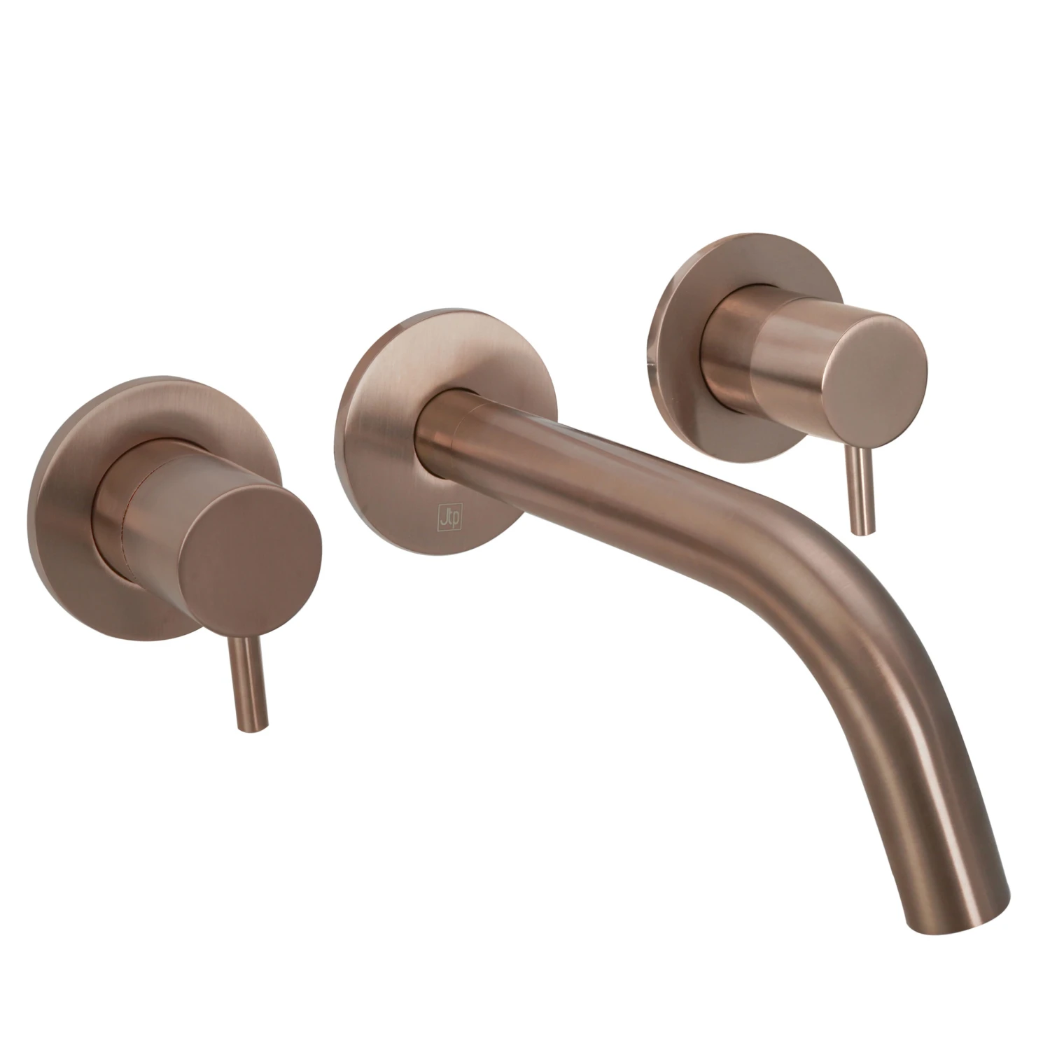 VOS 3 Hole Wall Mounted Basin Mixer - Brushed Bronze 3 VOS 3 Hole Wall Mounted Basin Mixer - Brushed Bronze