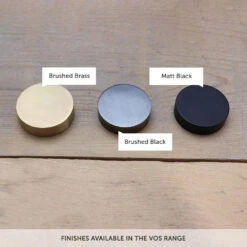 VOS Concealed Dual Outlet 3 Handle Shower Valve, Fixed Head & Shower Handset Kit - Brushed Brass -Vado Sale Store vos finish options