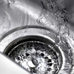 Rangemaster Atlantic Classic Single Bowl Undermount Stainless Steel Sink & Vellamo Revolve Monobloc Mixer Tap -Vado Sale Store wastekit detail