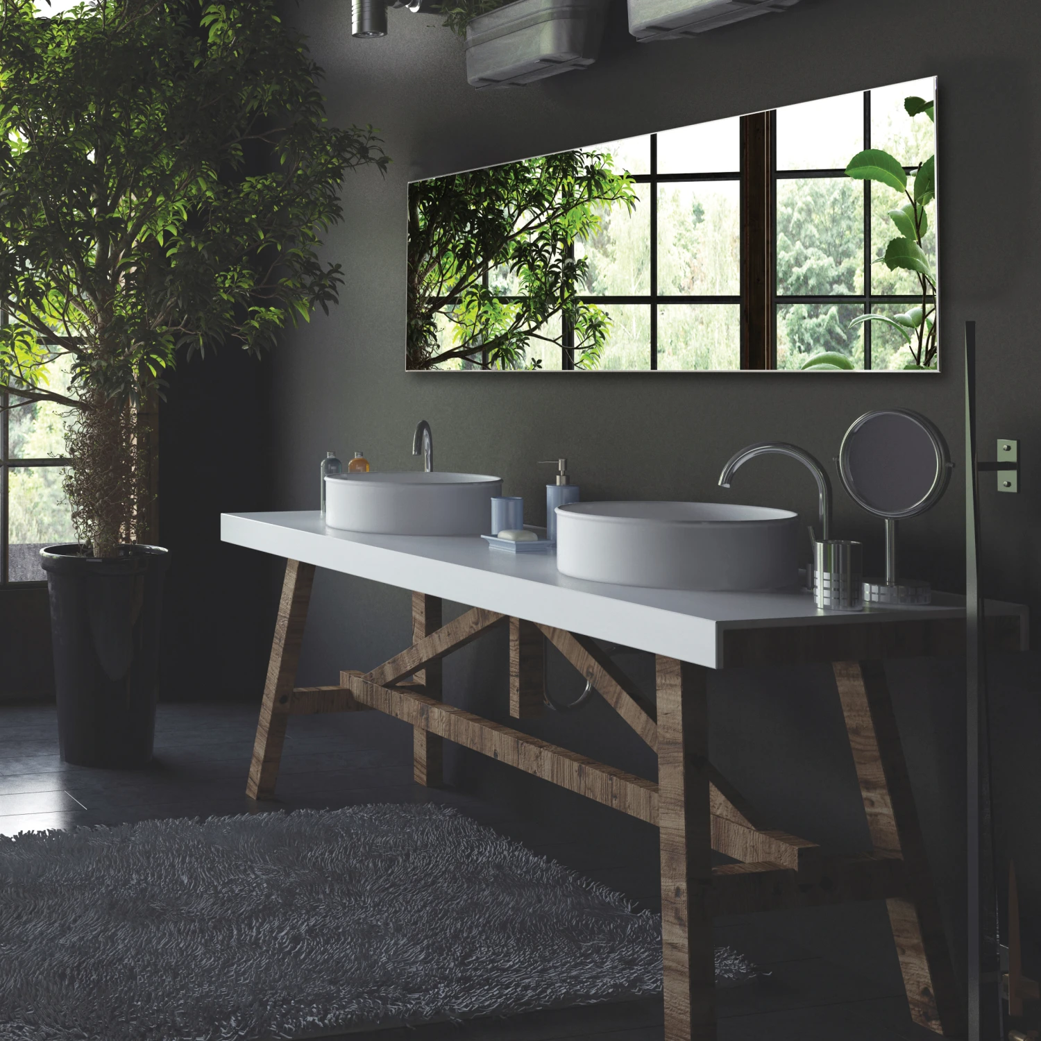 HIB Willow Landscape Mirror - 600 X 1200mm 4 HIB Willow Landscape Mirror - 600 X 1200mm - Image 2