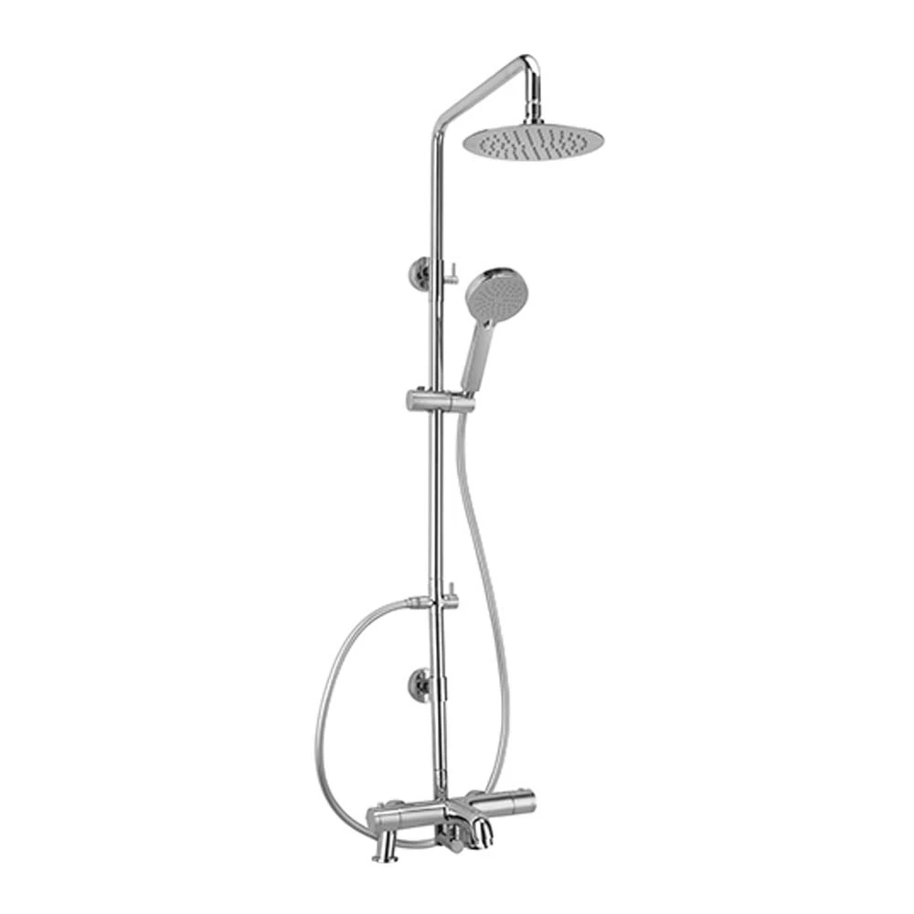 Sagittarius Xanda Deck Mounted Thermostatic Bath Filler With Rigid Riser Shower Kit 3 Sagittarius Xanda Deck Mounted Thermostatic Bath Filler With Rigid Riser Shower Kit