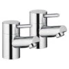 Vellamo Curvo Basin Pillar Taps -Vado Sale Store xc12