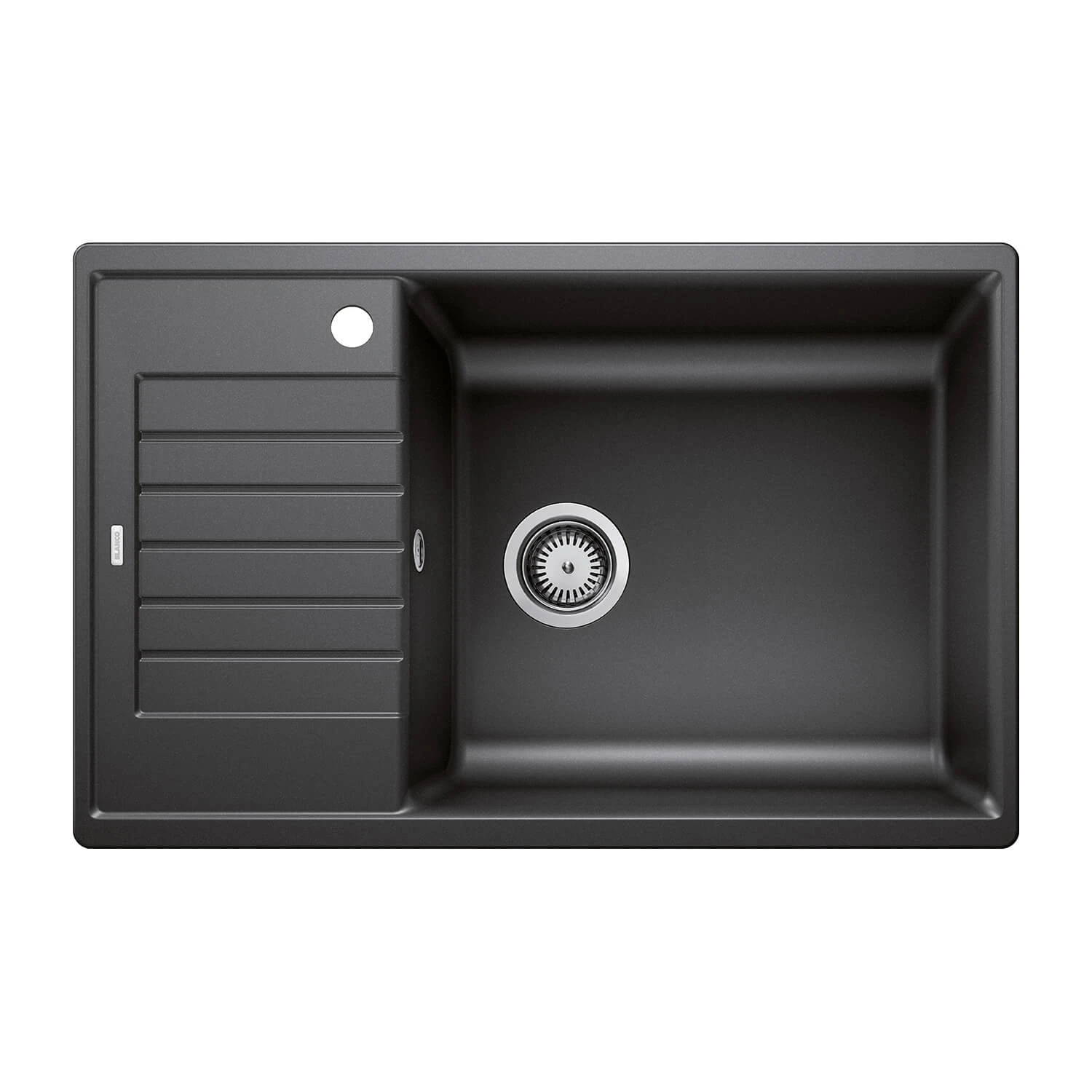 Blanco Zia XL 6 S Compact 1 Bowl Inset Anthracite Silgranit Composite Kitchen Sink & Waste With Reversible Drainer - 780 X 500mm 6 Blanco Zia XL 6 S Compact 1 Bowl Inset Anthracite Silgranit Composite Kitchen Sink & Waste With Reversible Drainer - 780 X 500mm - Image 4