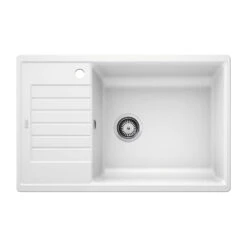 Blanco Zia XL 6 S Compact 1 Bowl Inset Anthracite Silgranit Composite Kitchen Sink & Waste With Reversible Drainer - 780 X 500mm 16 Blanco Zia XL 6 S Compact 1 Bowl Inset Anthracite Silgranit Composite Kitchen Sink & Waste With Reversible Drainer - 780 X 500mm -Vado Sale Store zia xl 6 s compact product shot white cropped