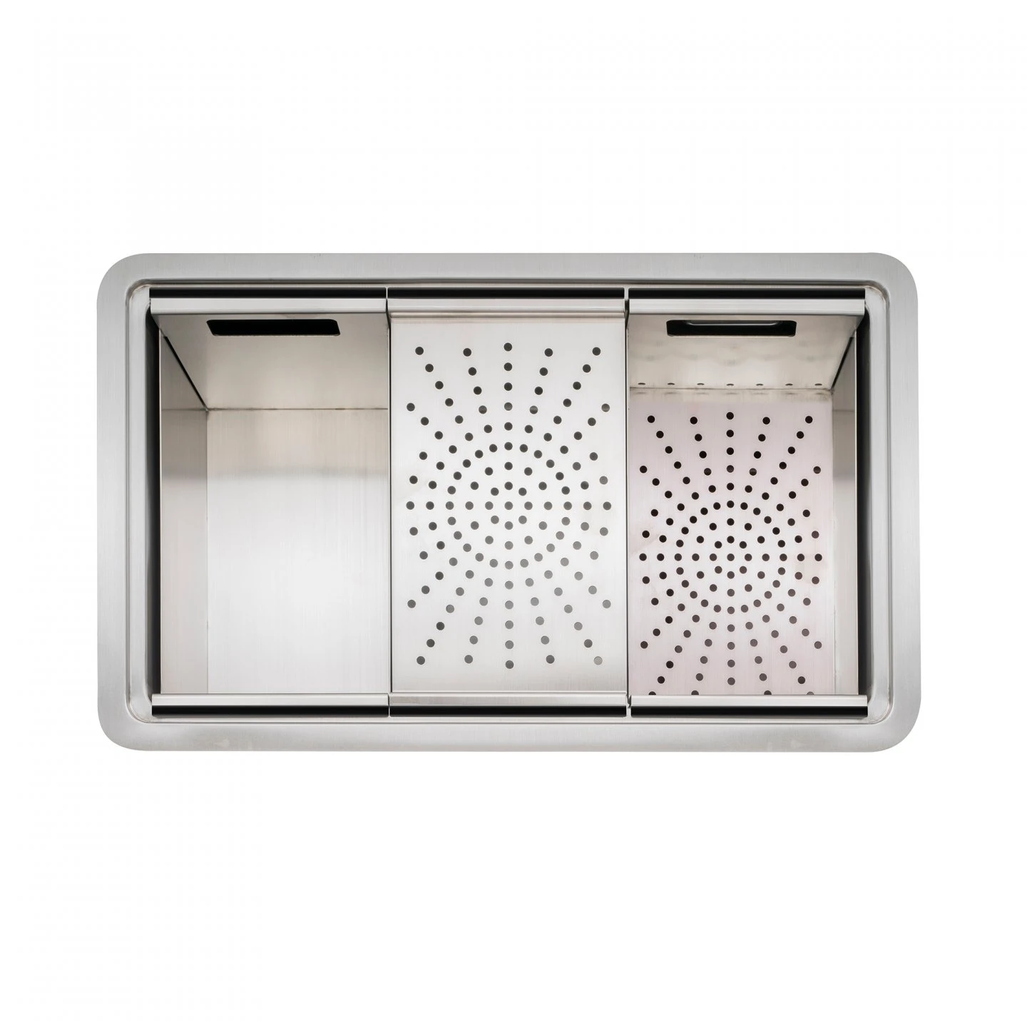 Caple Zona Large Single Bowl Brushed Stainless Steel Sink & Waste Kit With Accessory Pack - 496 X 300mm 6 Caple Zona Large Single Bowl Brushed Stainless Steel Sink & Waste Kit With Accessory Pack - 496 X 300mm - Image 4