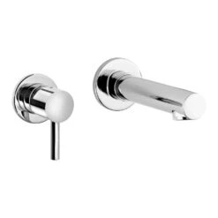 Vado Zoo Wall Mounted 2 Hole Single Lever Basin Mixer